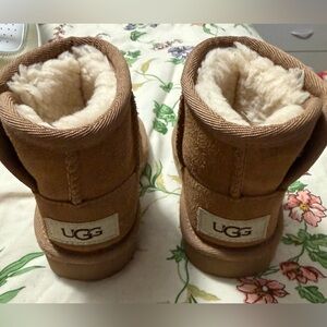 UGG Kids Tan Shearling Boots